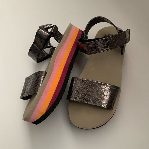 GIOSEPPO Platform Heels Open Toe Sandals - Picture 3 of 9